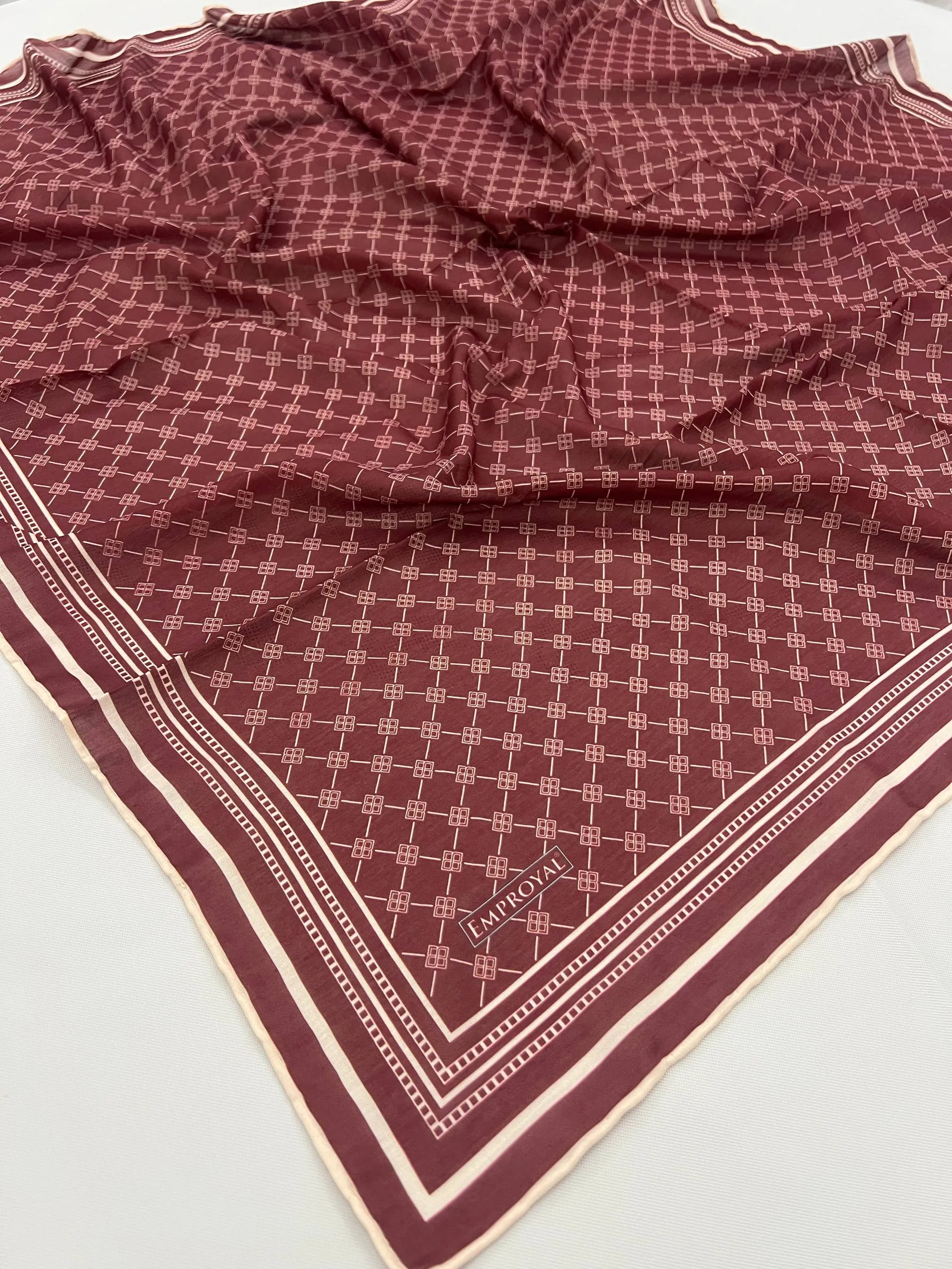 Écharpe SOFT MONOGRAME CODE-HS490520EMP08