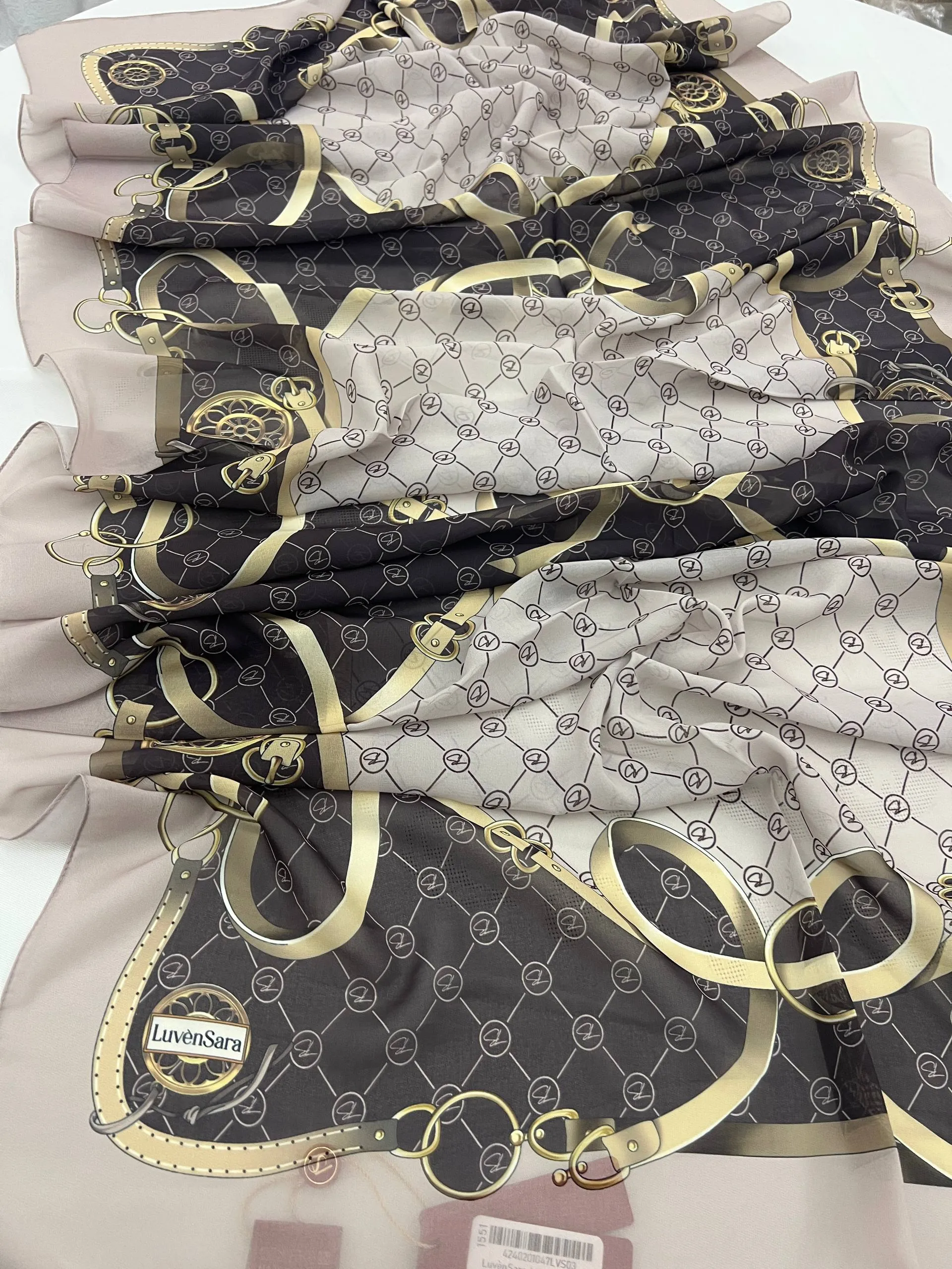  Châle MOUSSELINE PREMIUM CODE-HS031022-02LVS