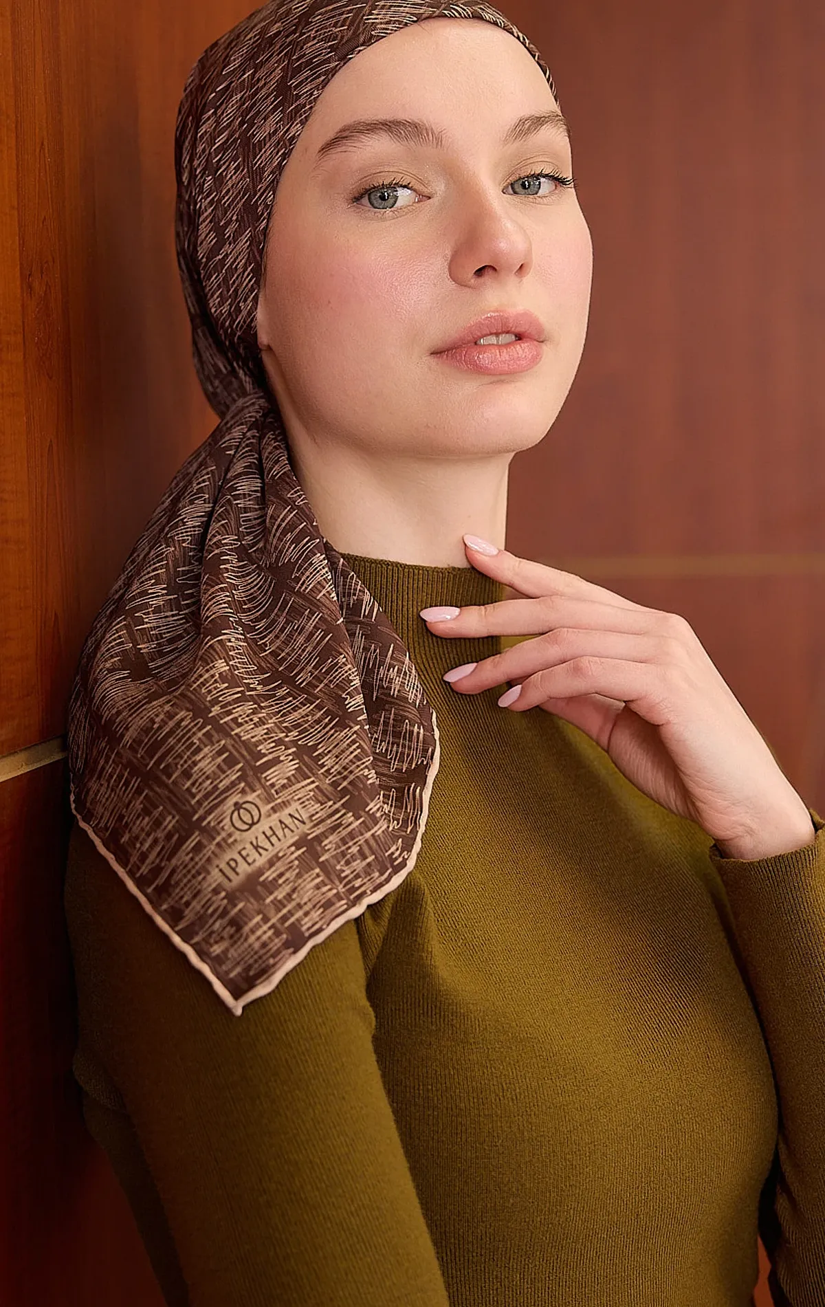 Écharpe douce Winter Bloom IPH-1240