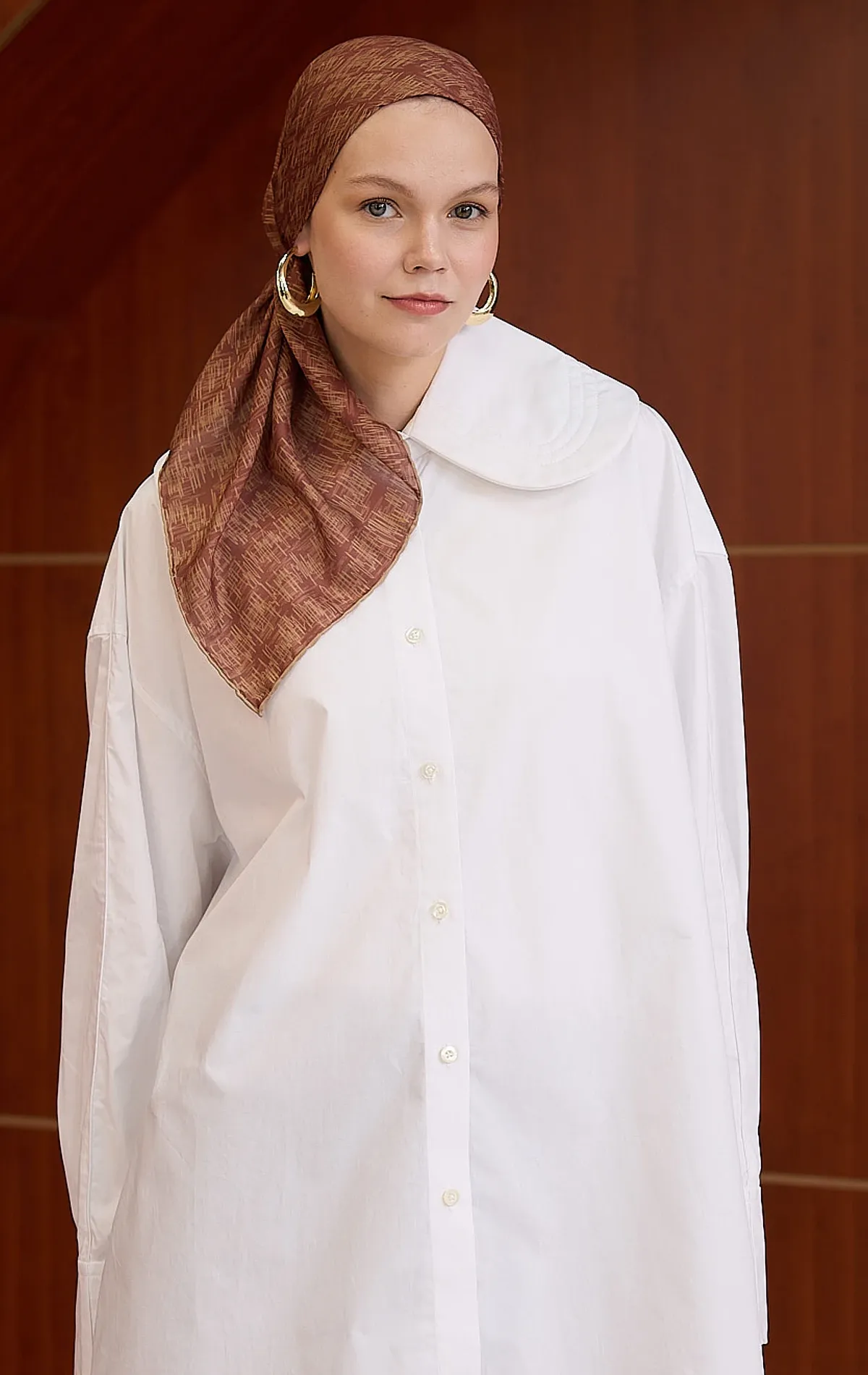 Écharpe douce Winter Bloom IPH-1249