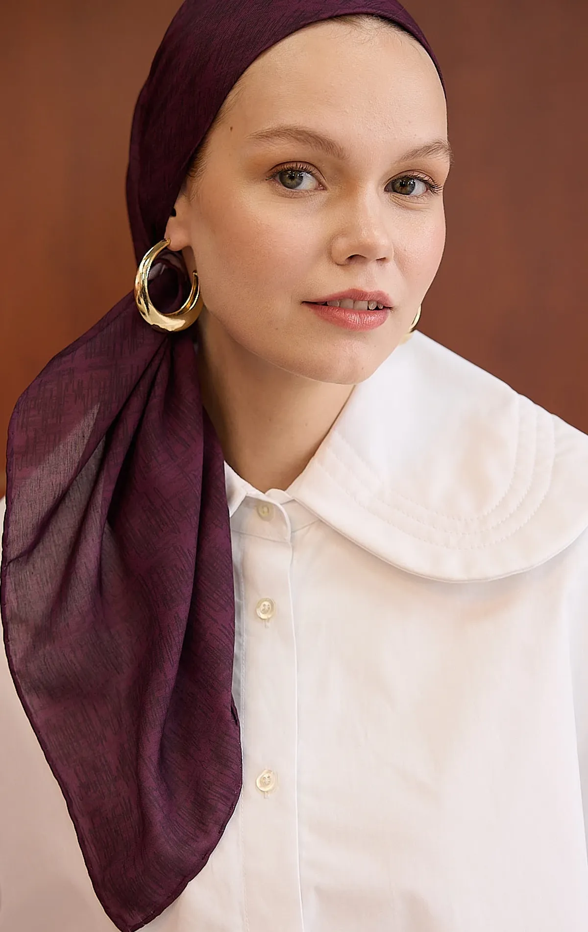 Écharpe douce Winter Bloom IPH-1251