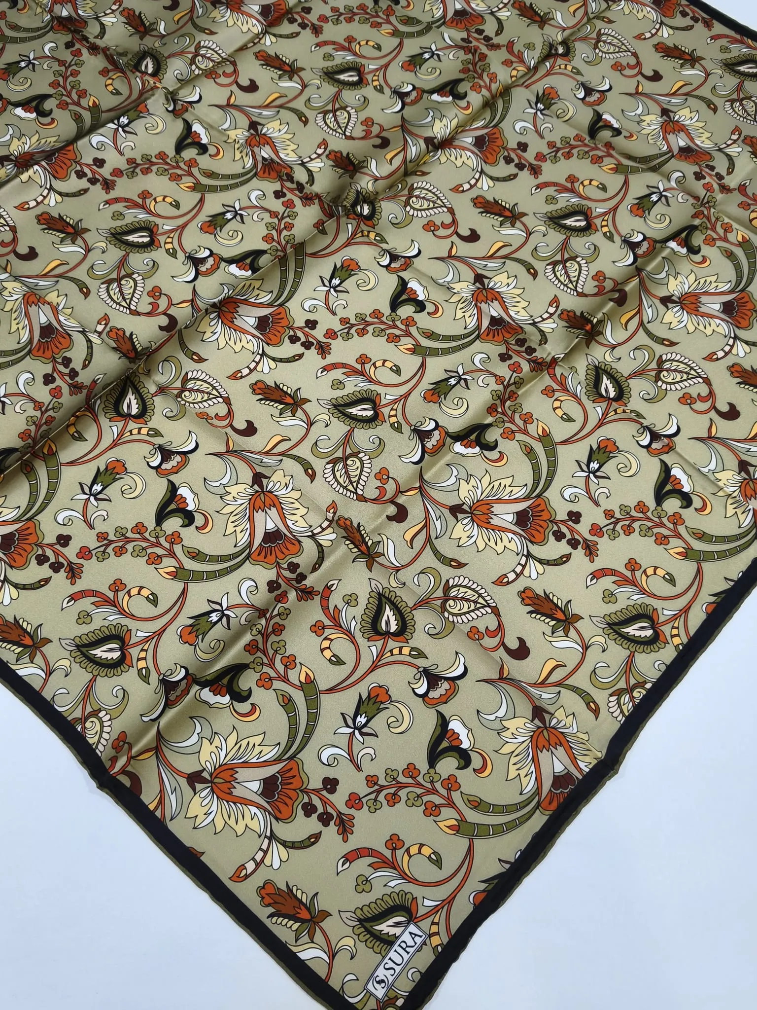 SURA Écharpe 100% PURE SOIE CODE-HSCSU002-25/26