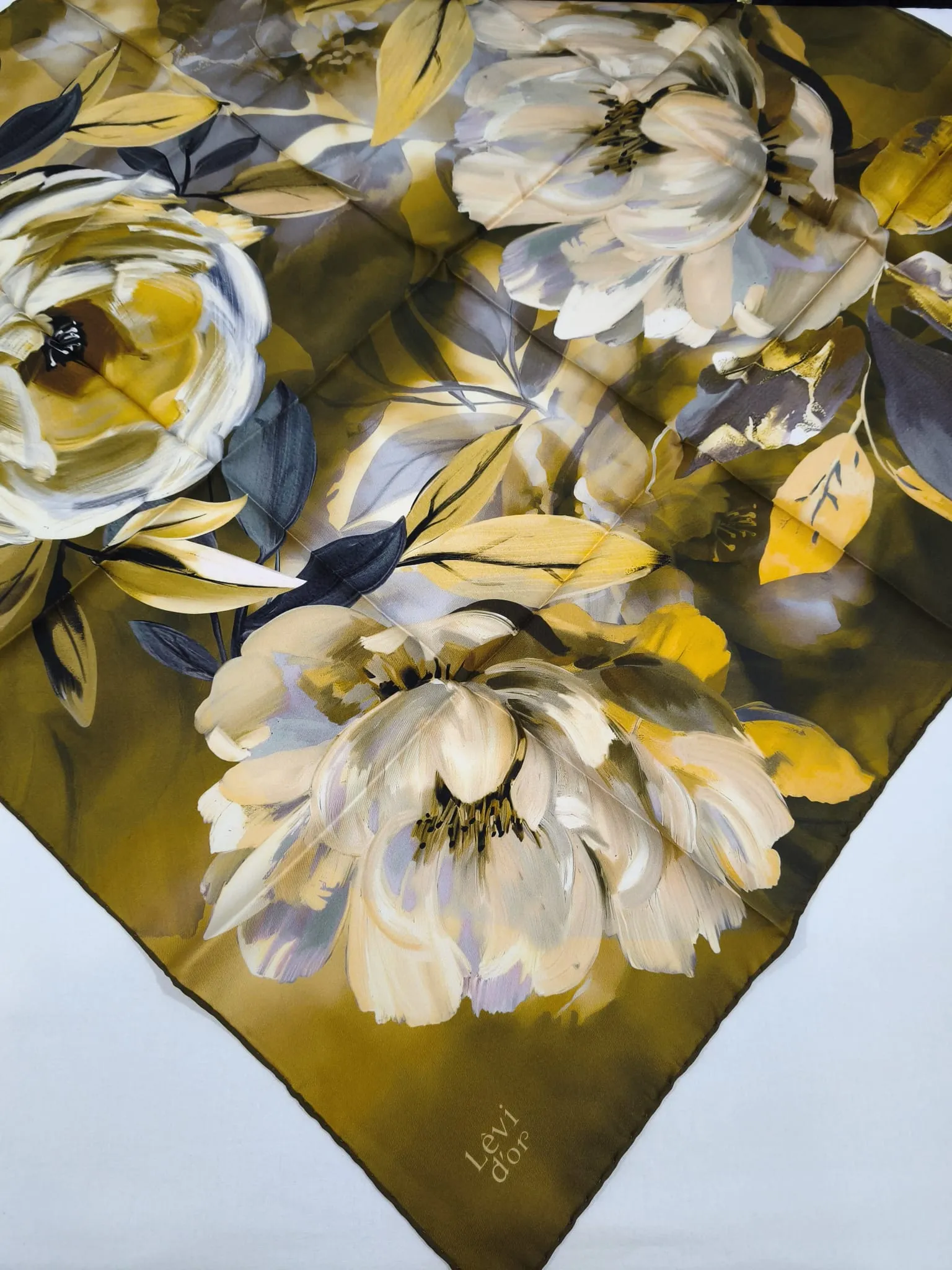 LEVIDOR Écharpe 100% TWILL DE SOIE CODE-HSCLVD60010T-4