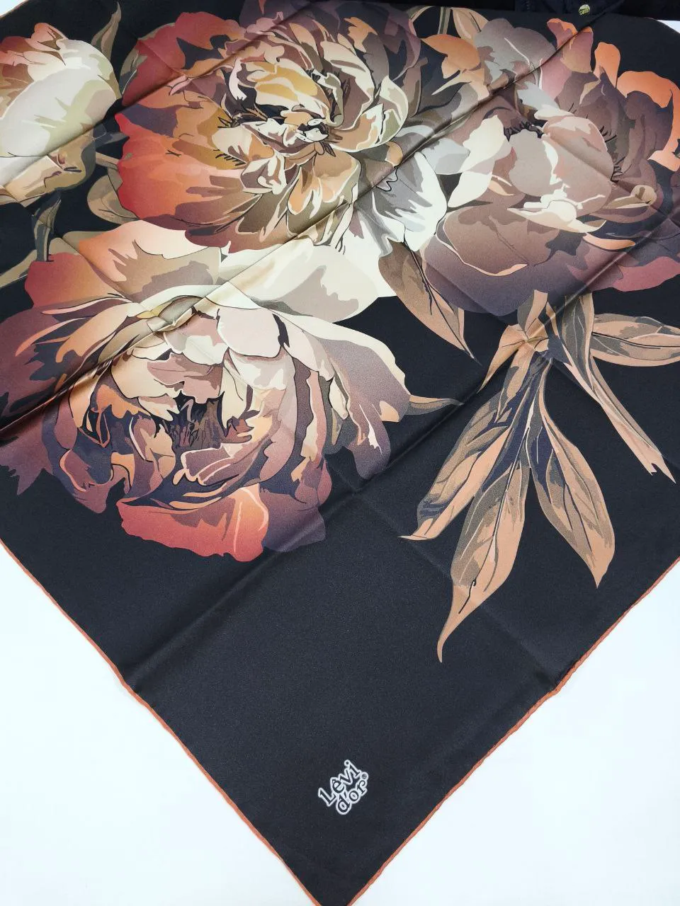 LEVIDOR Écharpe 100% SATIN DE SOIE CODE-HSCLVD70010T-1