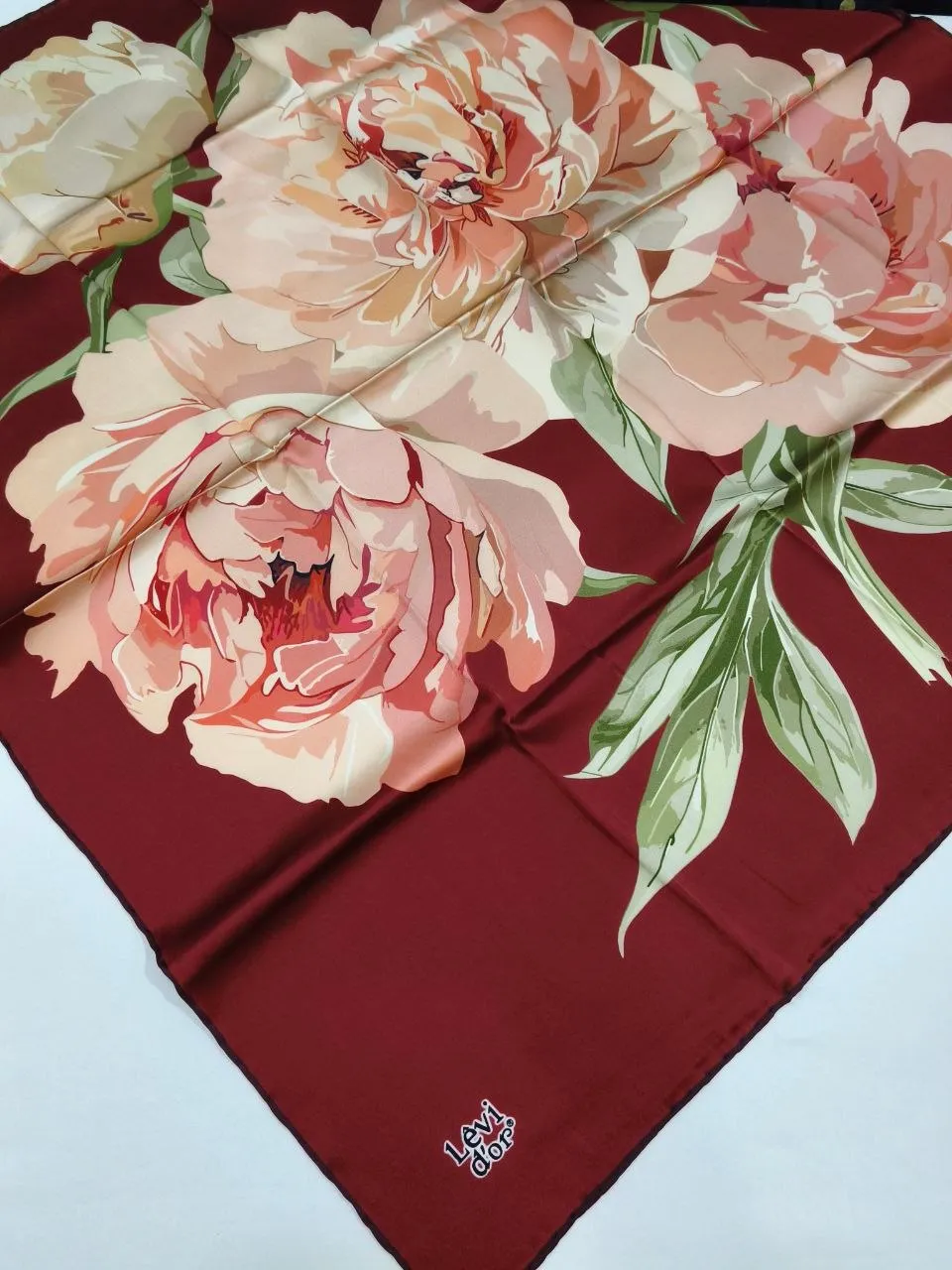 LEVIDOR Écharpe 100% SATIN DE SOIE CODE-HSCLVD70010T-3