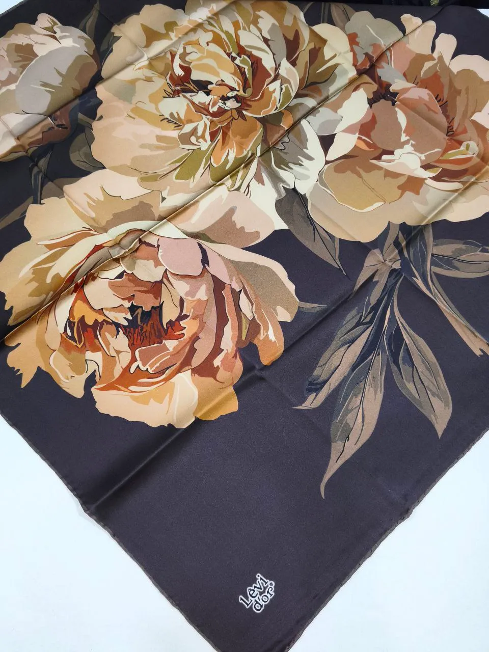 LEVIDOR Écharpe 100% SATIN DE SOIE CODE-HSCLVD70010T-5