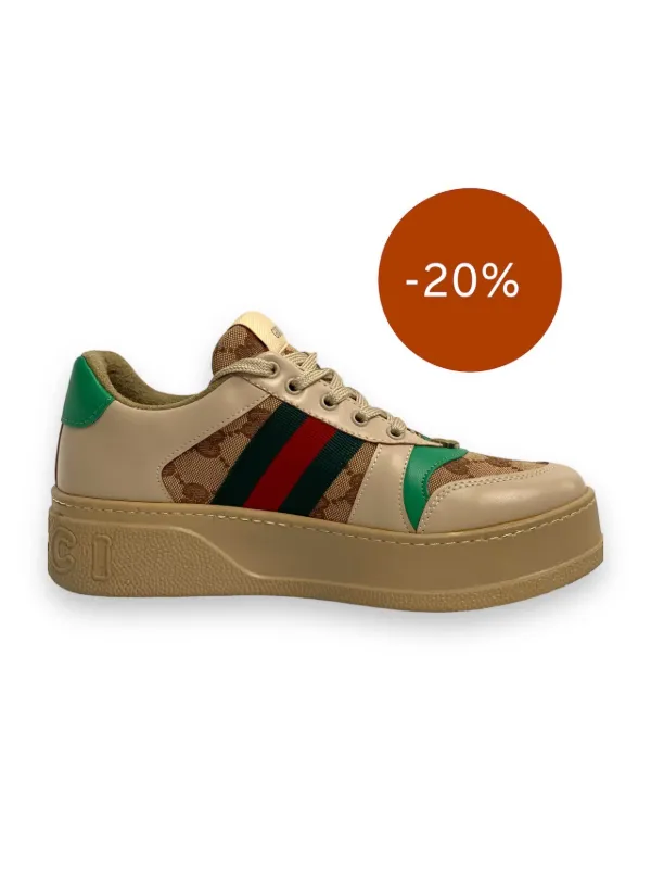  Chaussures  Gucci avec talon beige