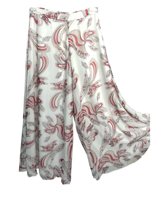 Pantalon Jupe blanc rouge