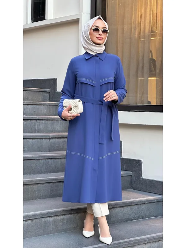 Tunique chic bleu