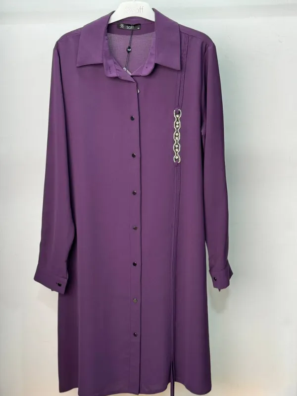 chemise mauve