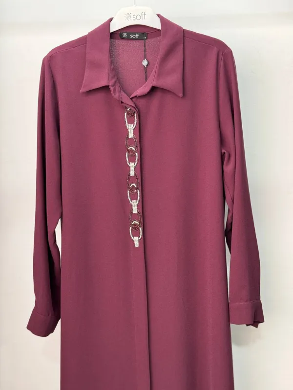 chemise mauve