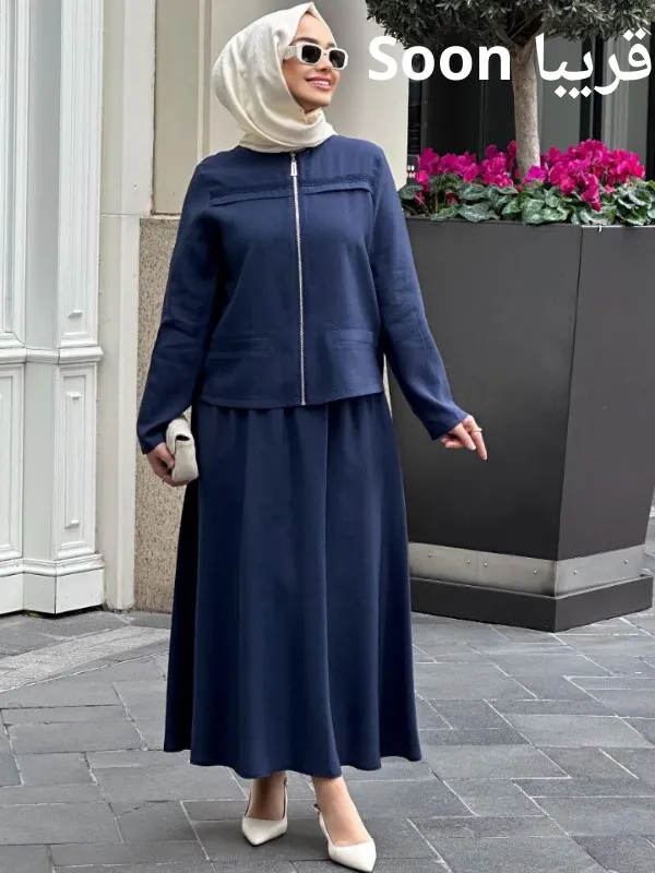 Ensemble Jupe Bleu
