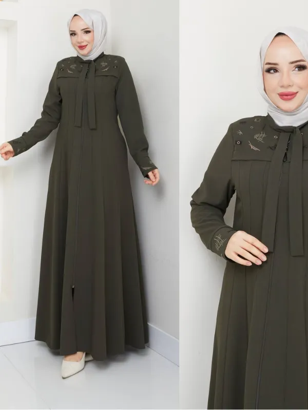 Abaya chic  kaki