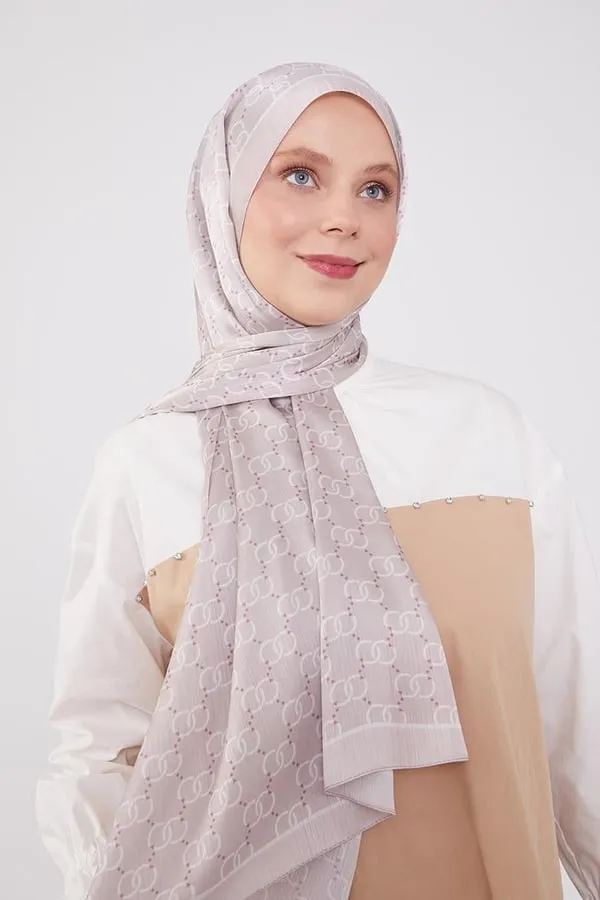 Châle de marque Fivescarf Mink Ring Pattern