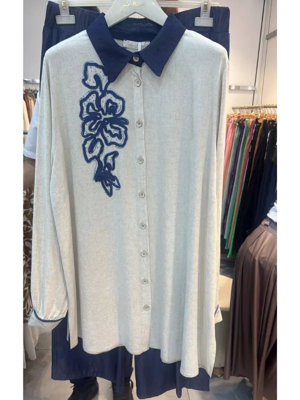 ensemble chic bleu 2pcs