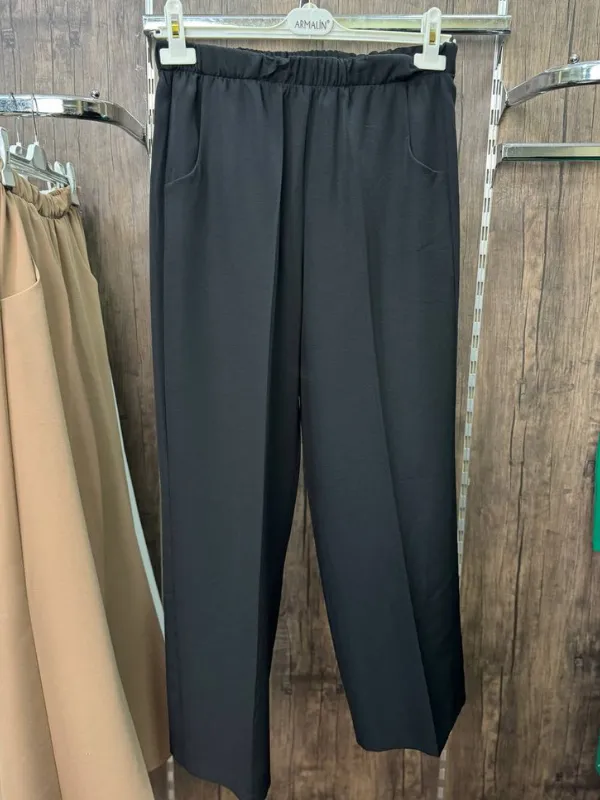 Pantalon Large Noir