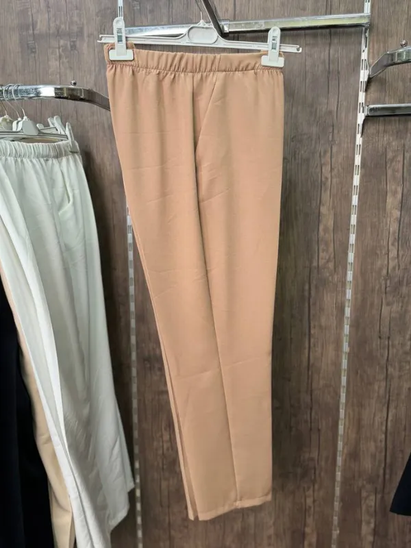 Pantalon Classique Beige Foncé