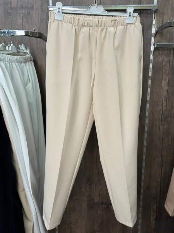 Pantalon Classique Beige