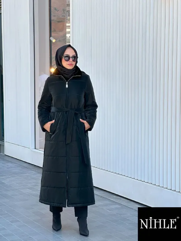 Manteau Nihle Noir Longue