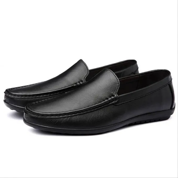 Mocassin Cuir Noir