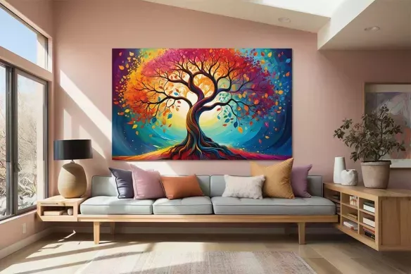 Tree of life painting: Eternal Foliage