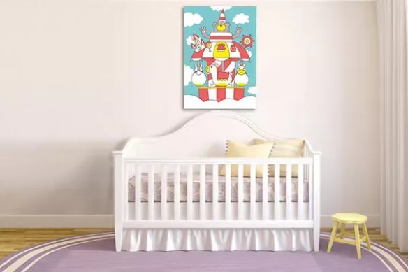 Children's room decoration Merry-go-round