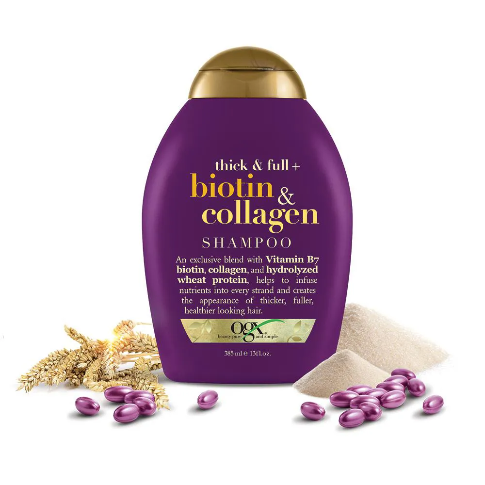 shampoing biotin collagen