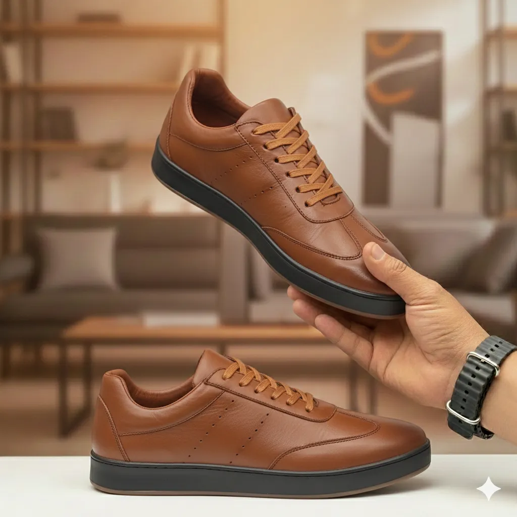 SNEAKERS URBAIN MARRON