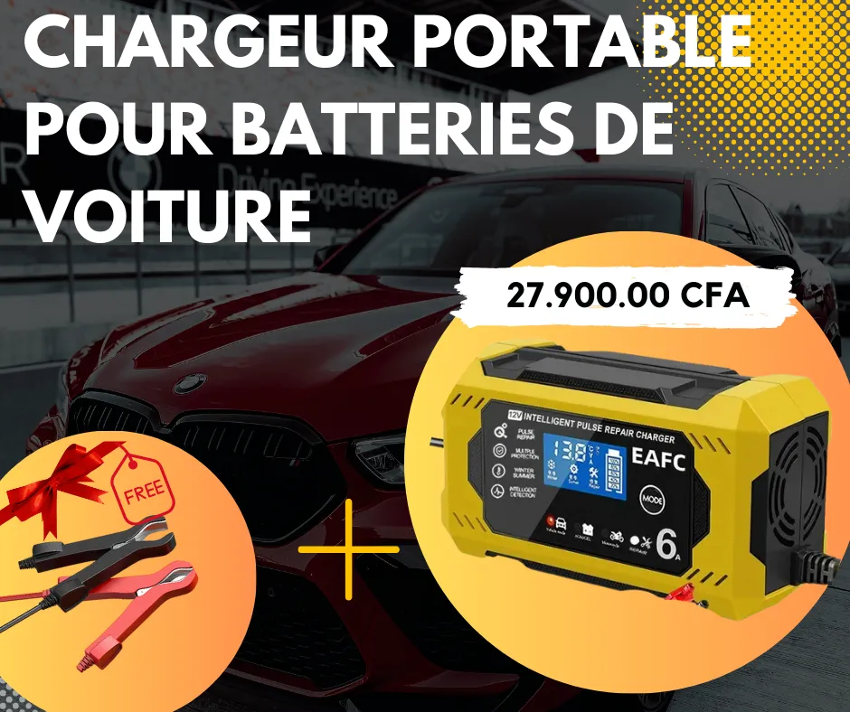 Chargeur pour batteries de voiture