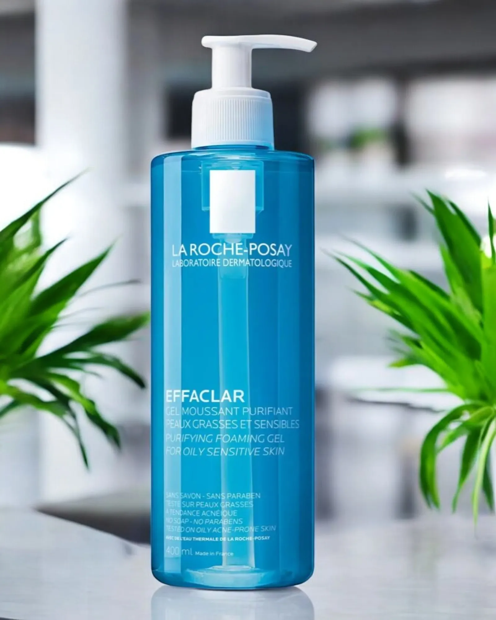 Effaclar Gel Moussant Purifiant Nettoyant Peau Grasse 400ml