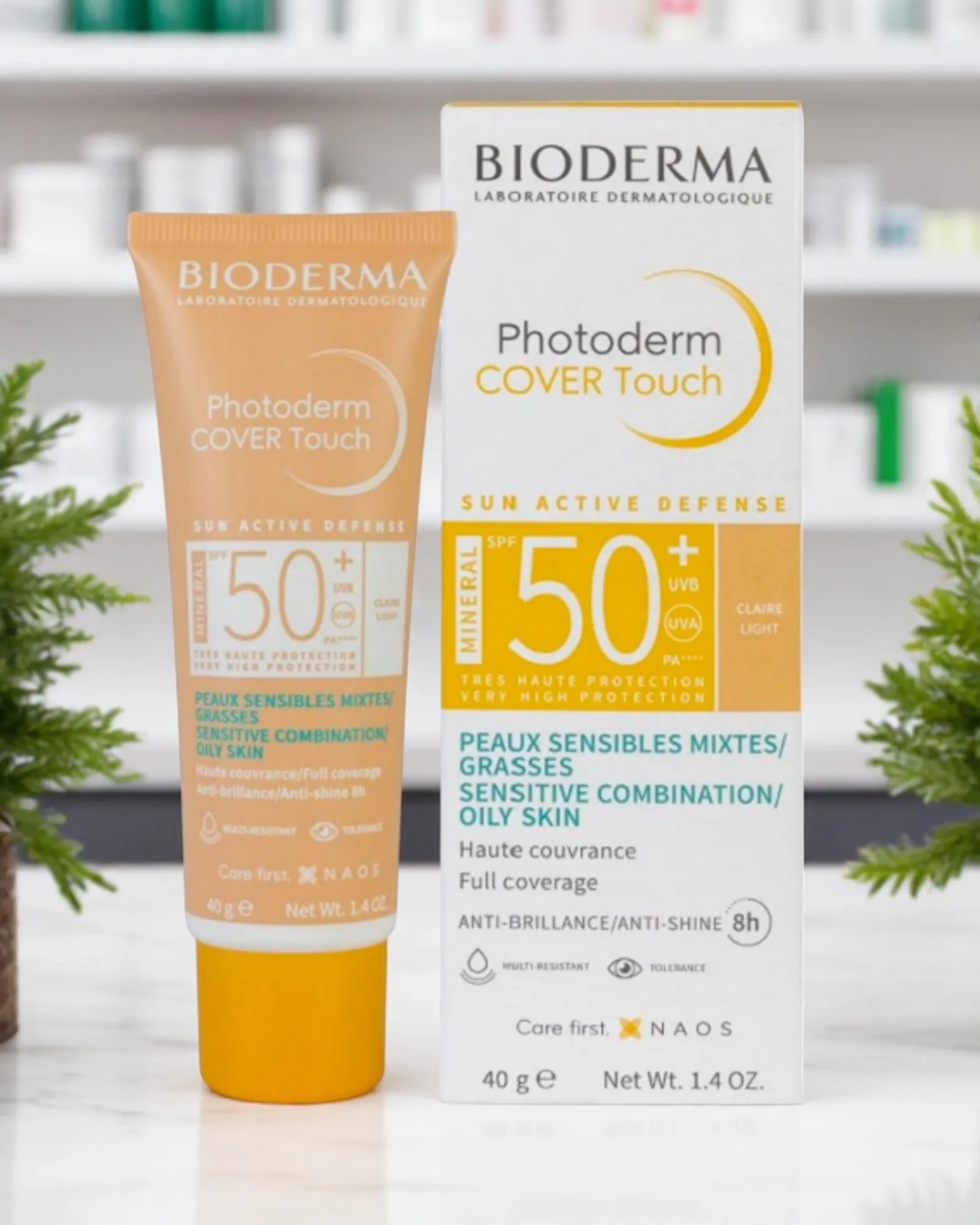 PHOTODERM COVER TOUCH SPF50+ CLAIR 40GR NOUVEAU