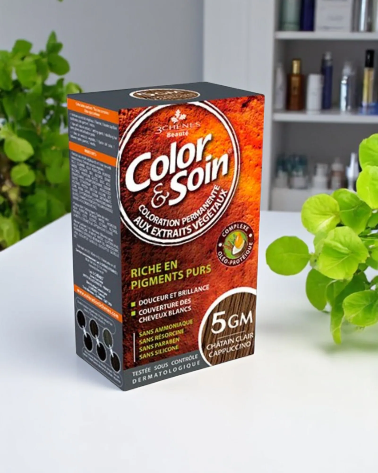 COLOR&SOIN CHÂTAIN CLAIR CAPPUCCINO 5GM