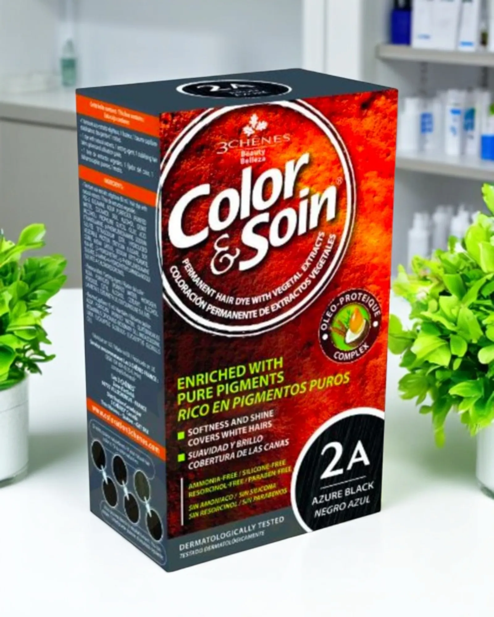 COLOR&SOIN BRUN AZURÉ 2A
