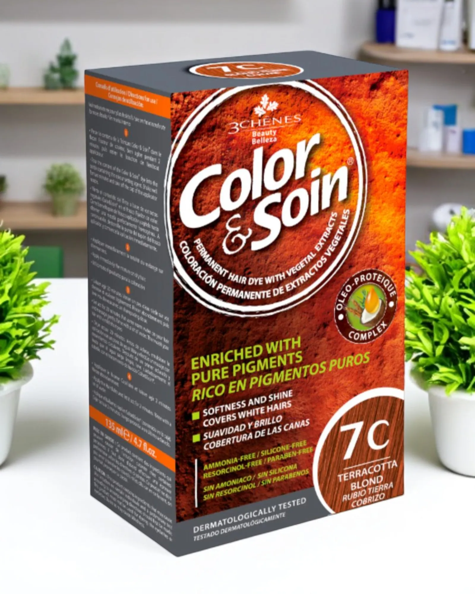 COLOR&SOIN BLOND TERRE CUIVRÉ 7C
