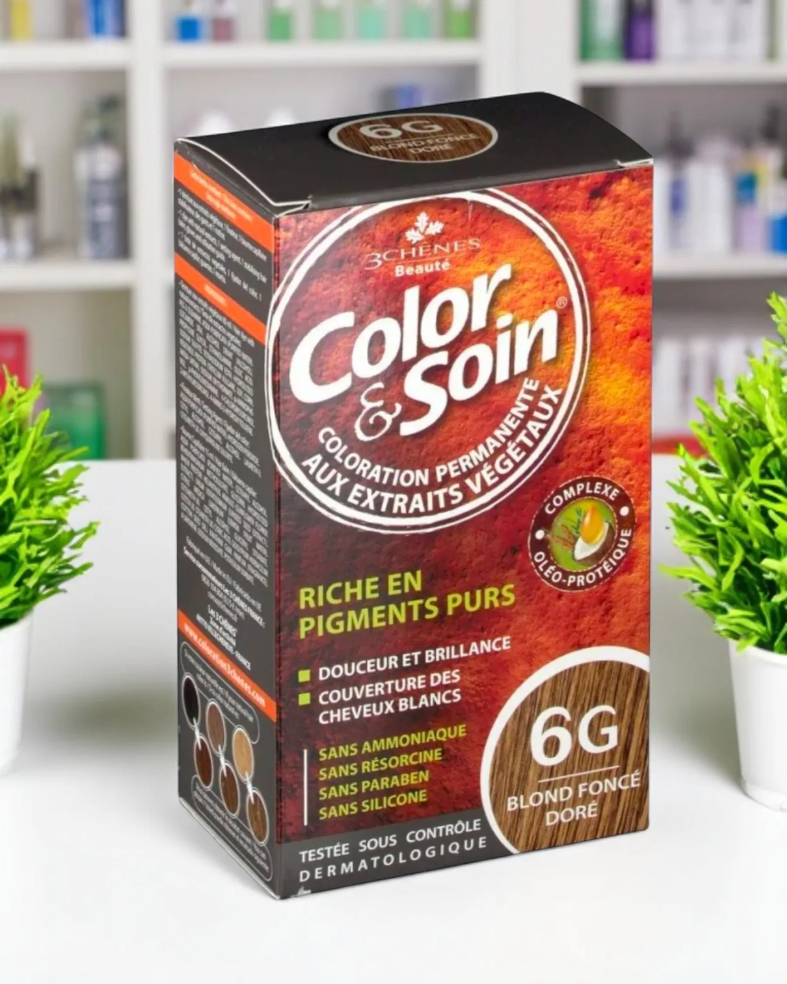 COLOR&SOIN BLOND FONCÉ DORÉ 6G