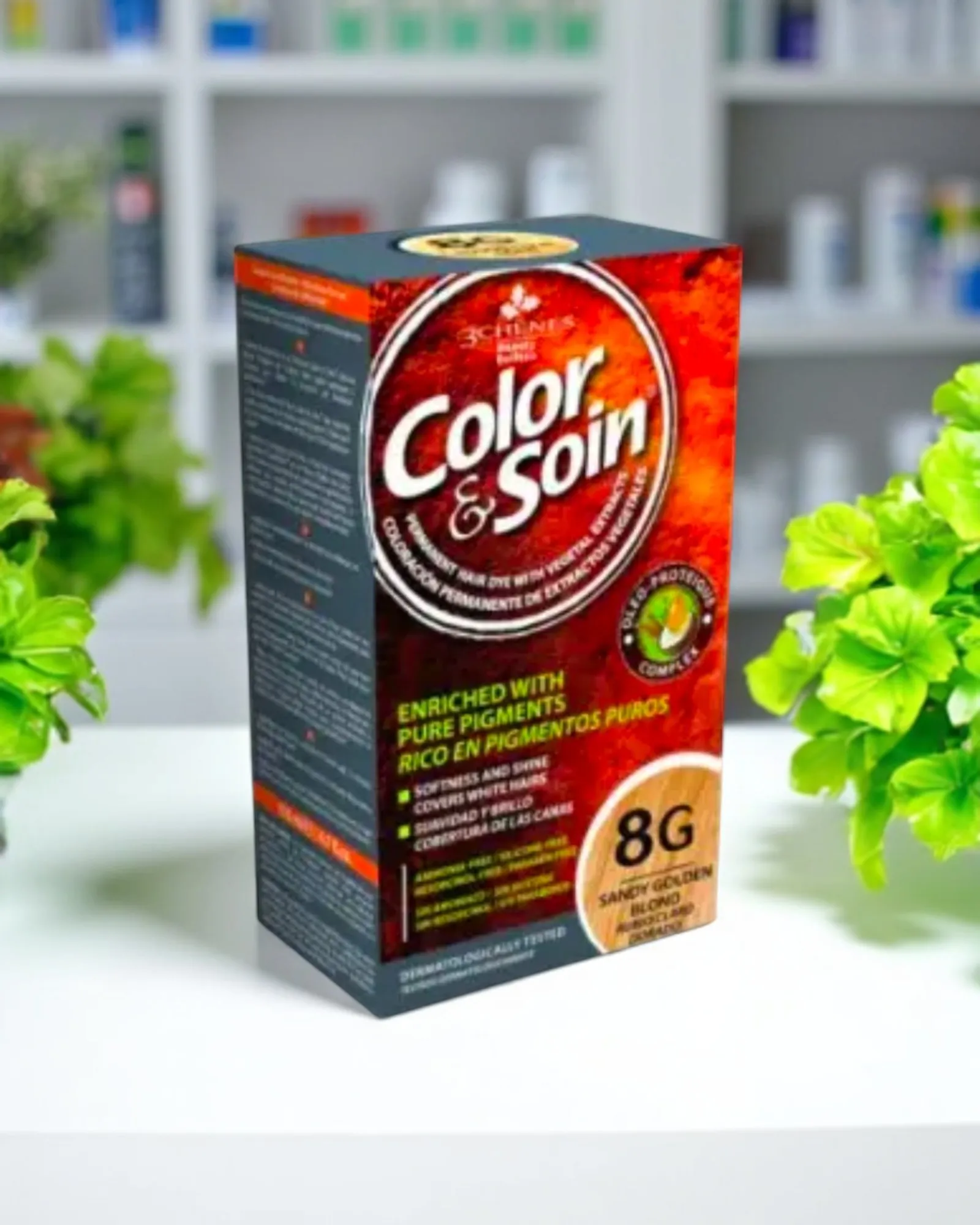 COLOR&SOIN BLOND CLAIR DORÉ 8G