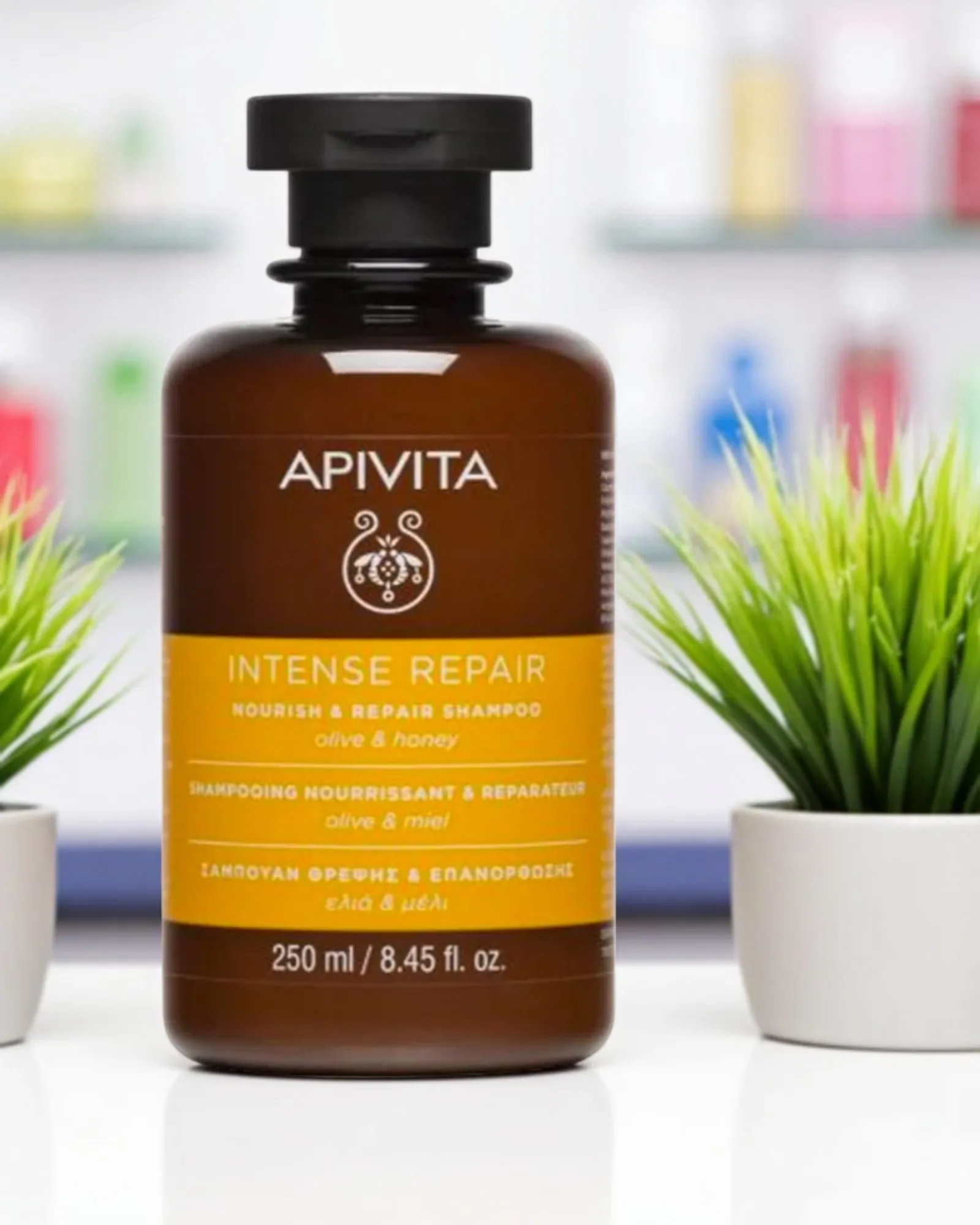 APIVITA SHAMPOOING NOURRISSANT & RÉPARATEUR OLIVE & MIEL 250 ML