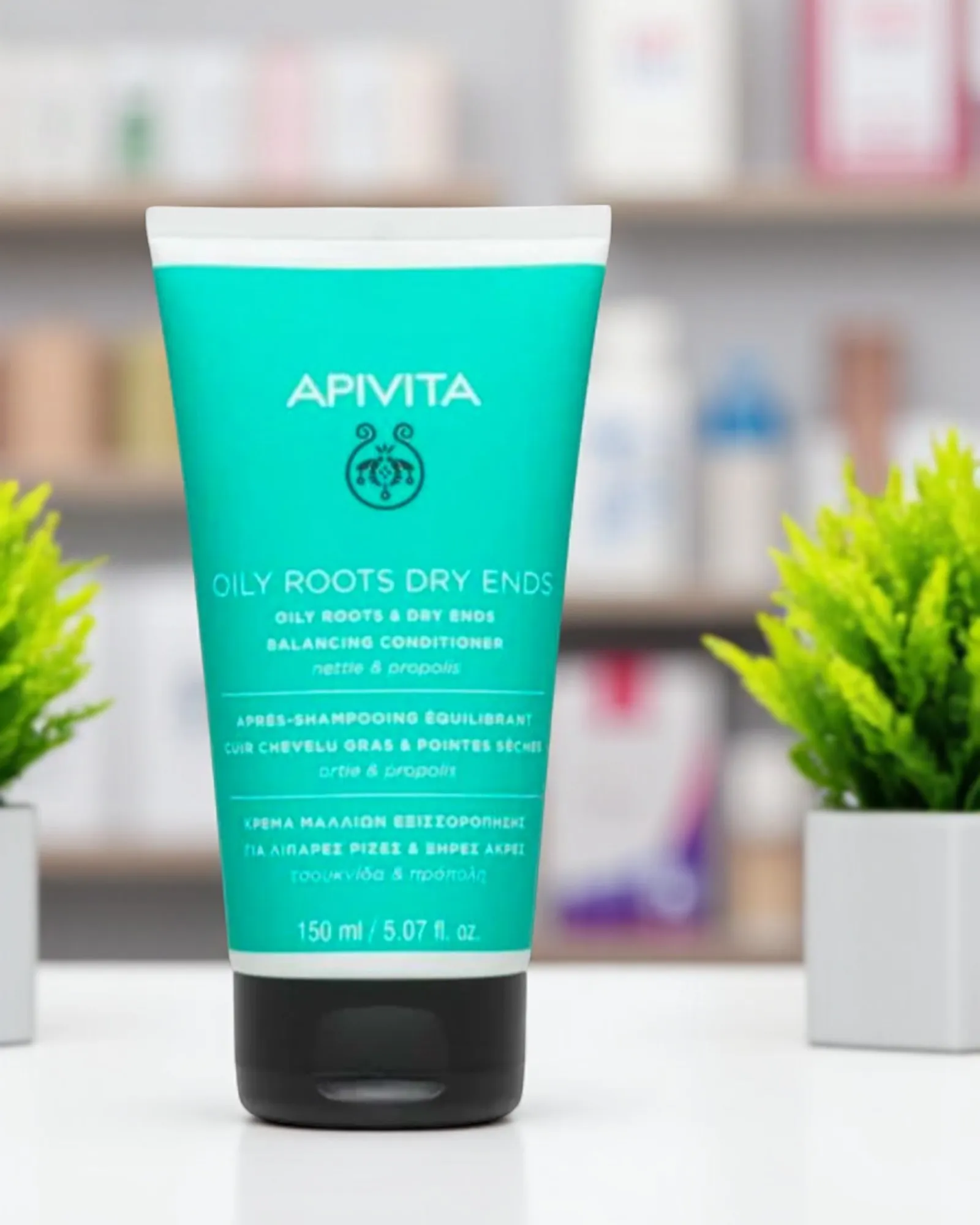 APIVITA APRÈS-SHAMPOOING ÉQUILIBRANT RACINES GRASSES & POINTES SÈCHES 150 ML