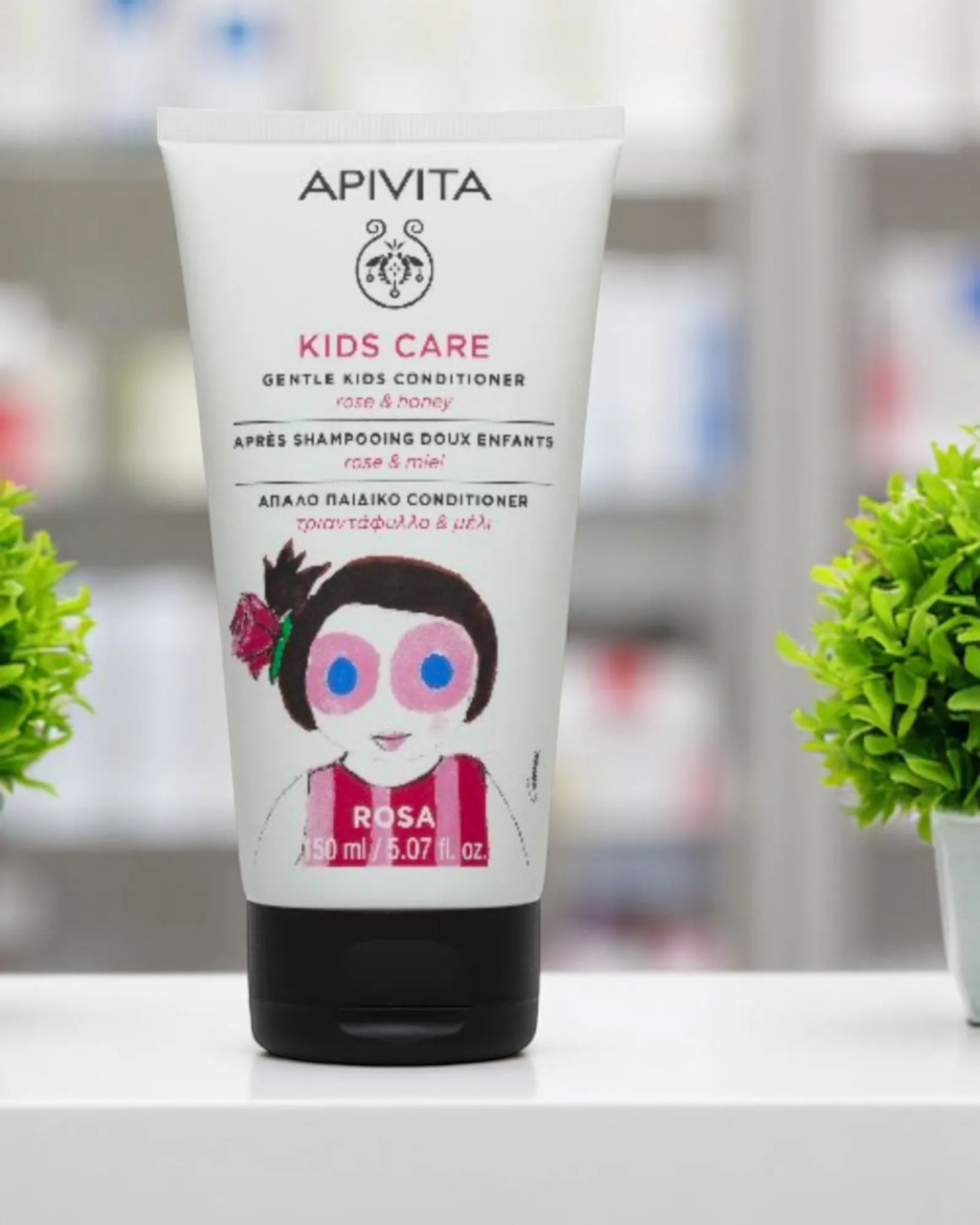 APIVITA APRÈS-SHAMPOOING ENFANT ROSE & MIEL 150 ML