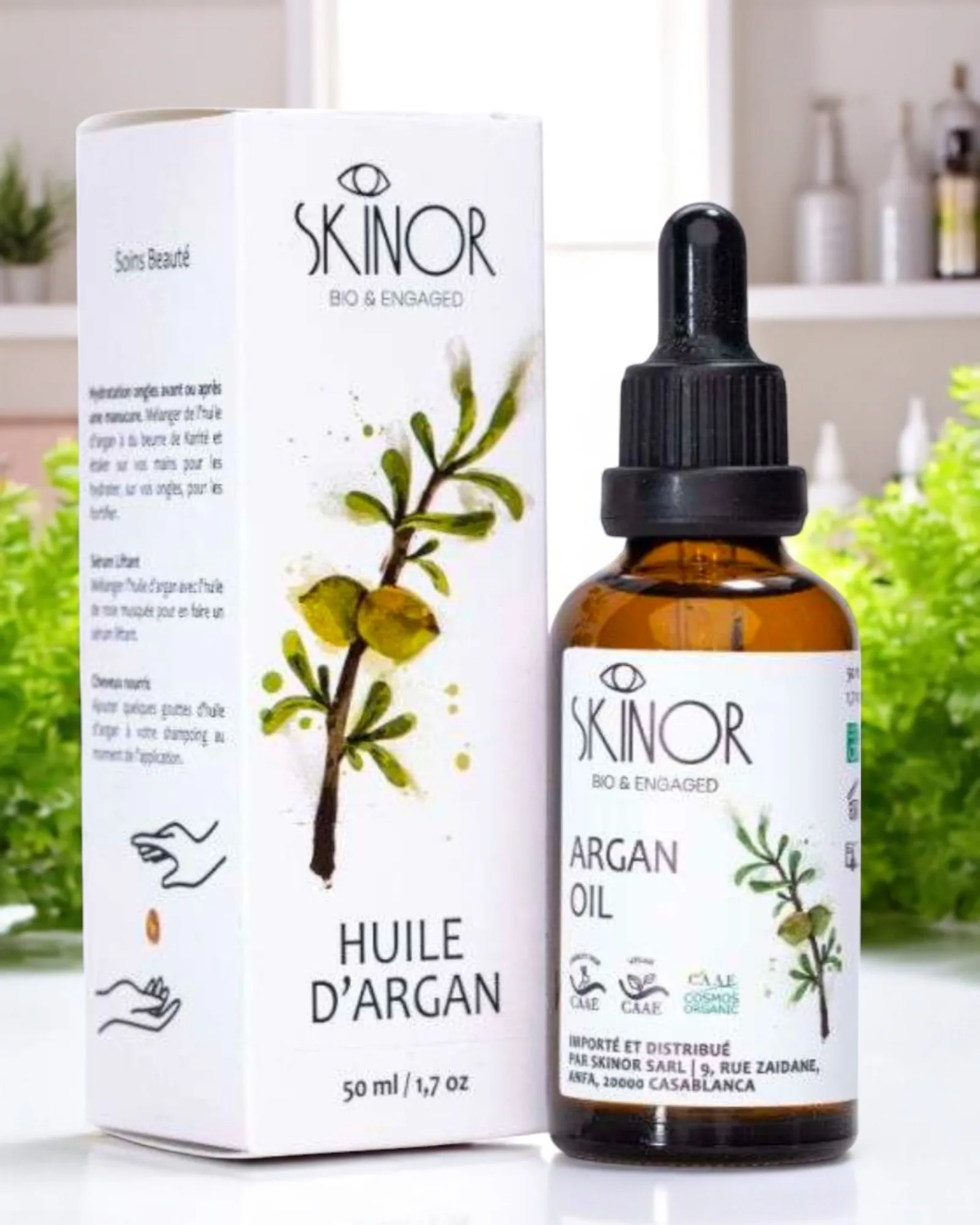SKINOR HUILE D'ARGAN BIO 50 ML