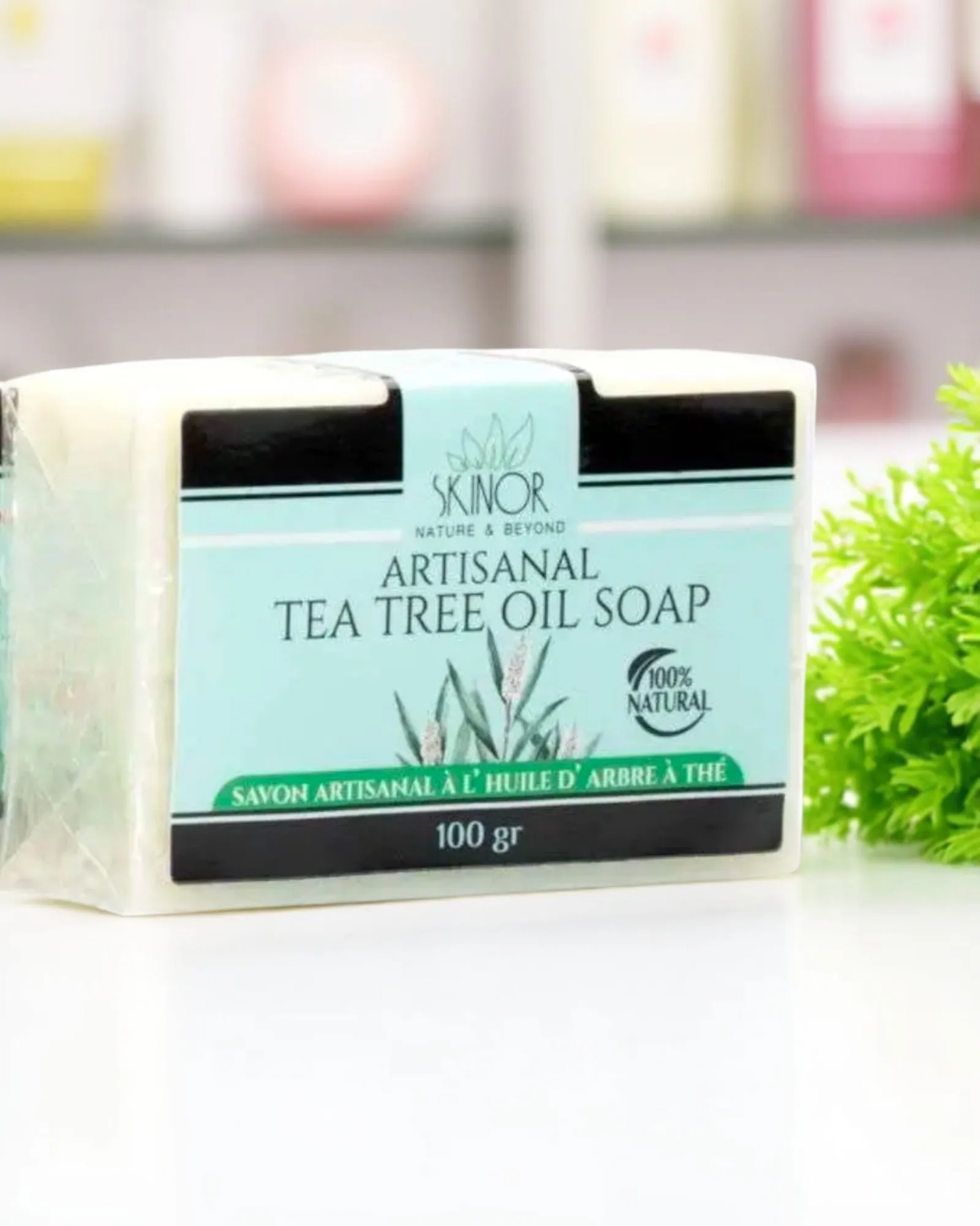 SKINOR 100% NATURAL SAVON ARBRE DE THÉ 100 G