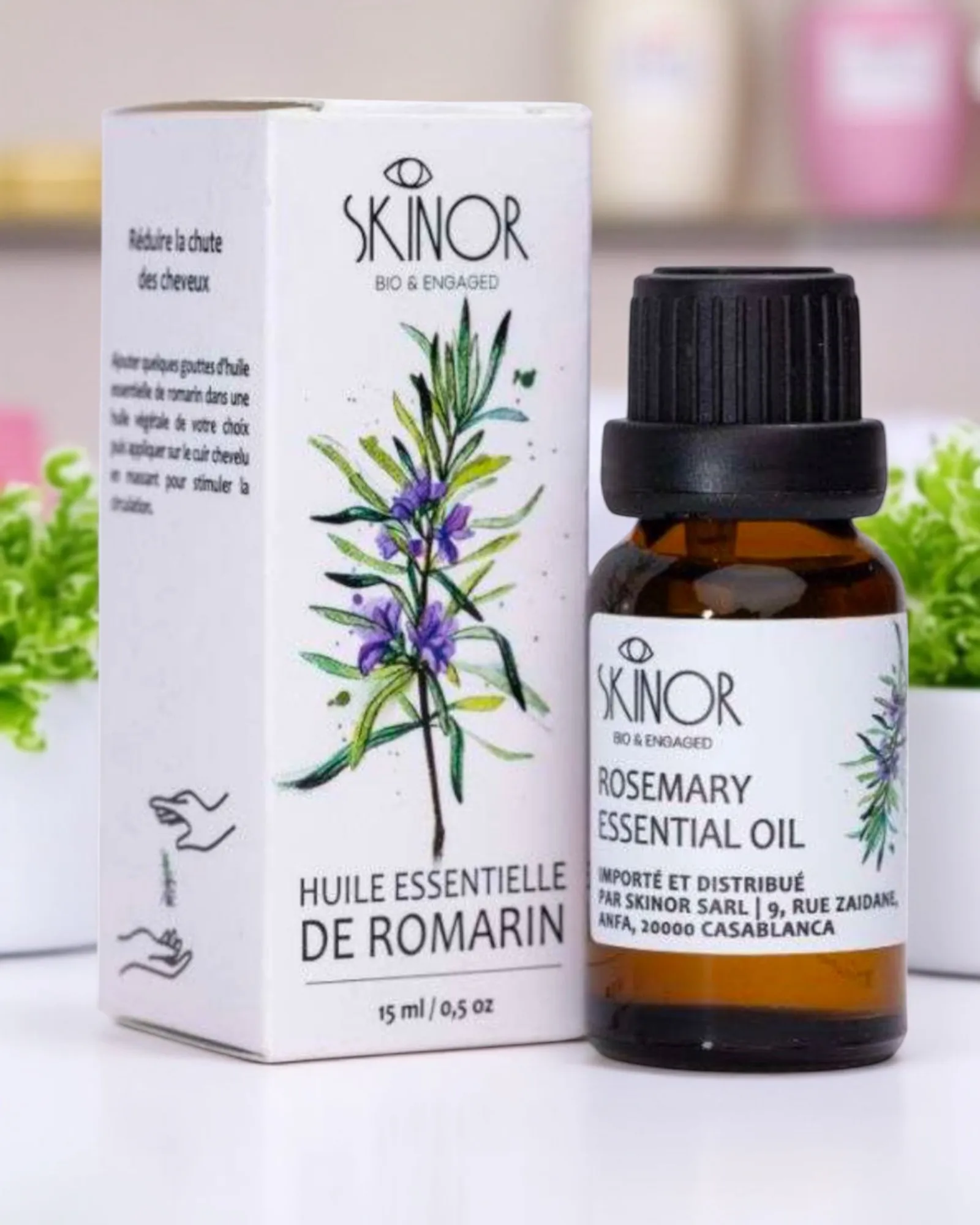 SKINOR 100% HUILE DE ROMARIN 15 ML