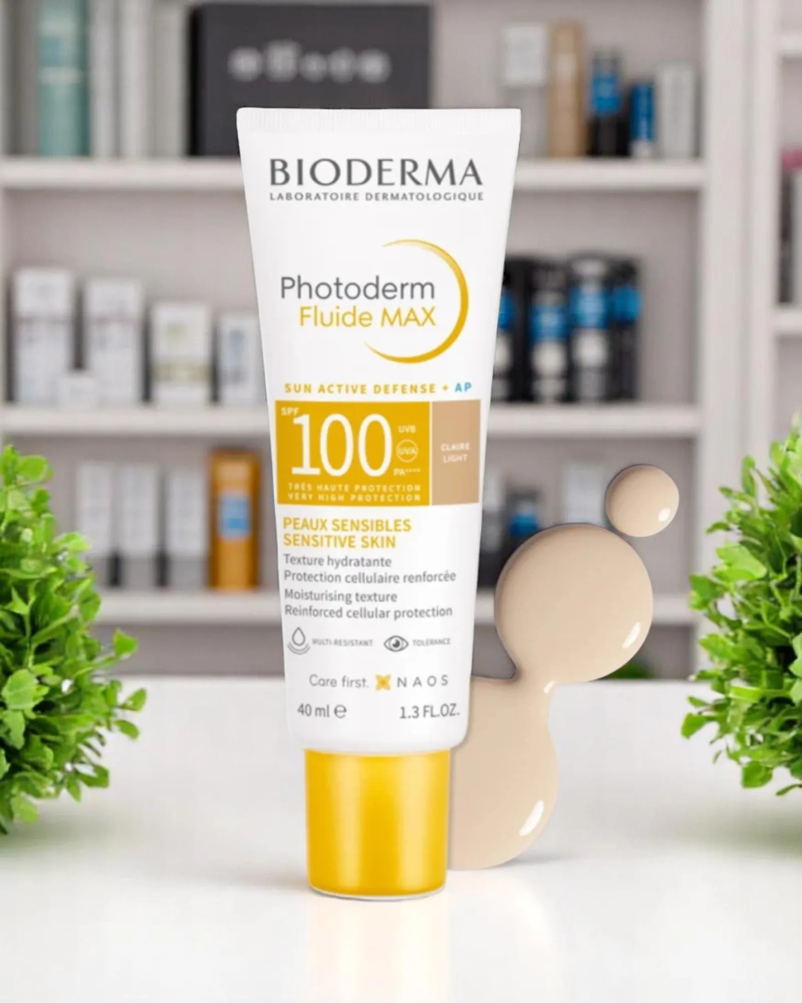 PHOTODERM MAX FLUIDE SPF100 CLAIRE 40 ML NOUVEAU