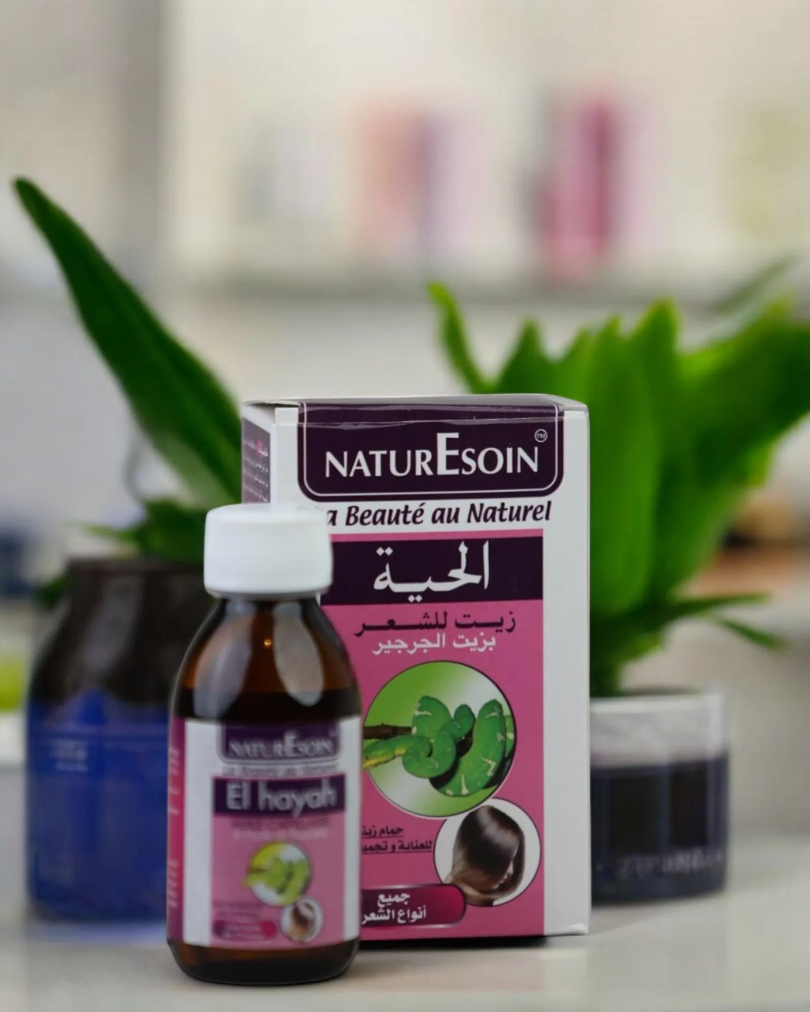 NaturEsoin Huile Capillaire El Hayah Soin & Beauté des Cheveux – 125ml