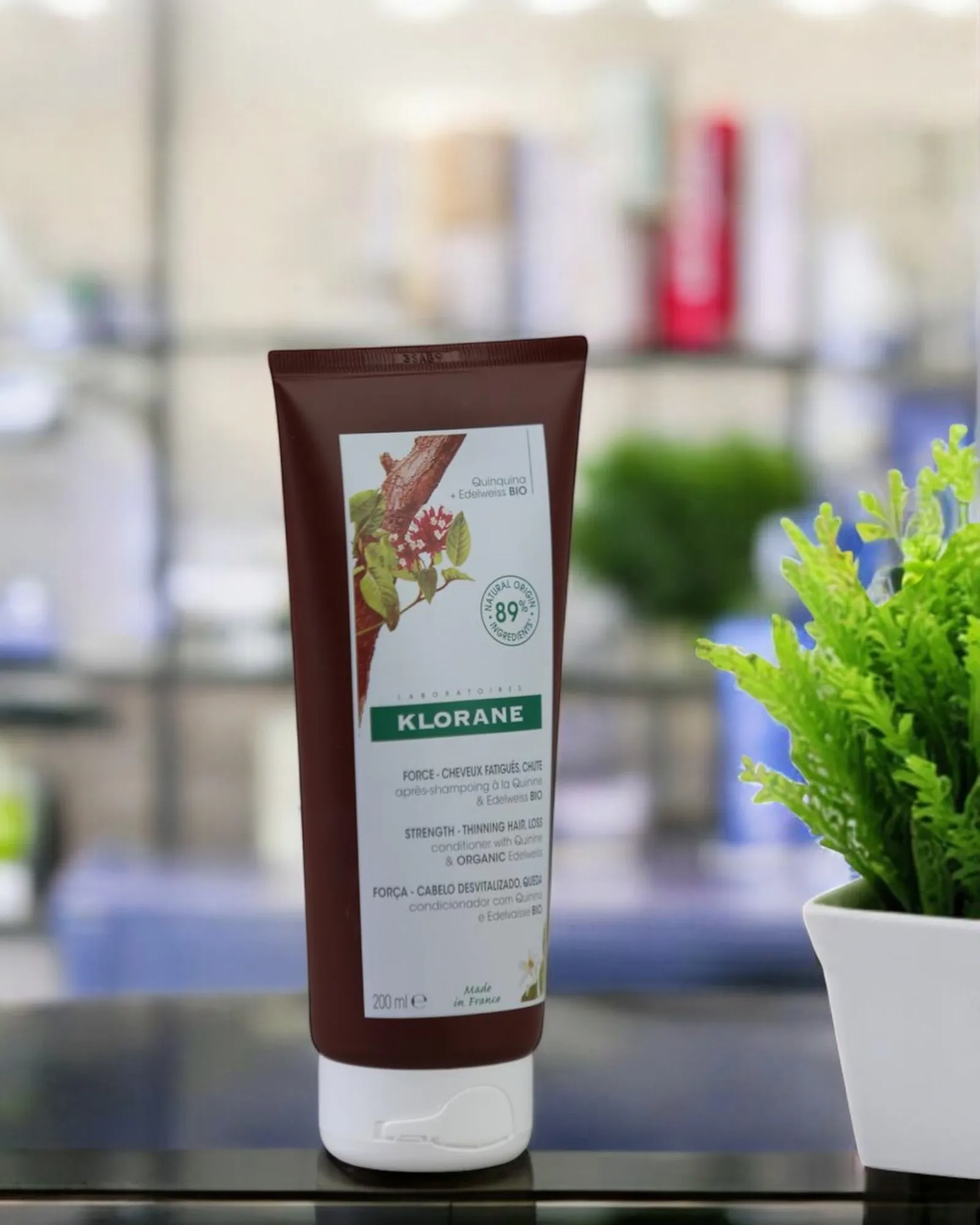 Klorane Quinine & Edelweiss Bio Shampoing Force Cheveux Fatigués – 200ml