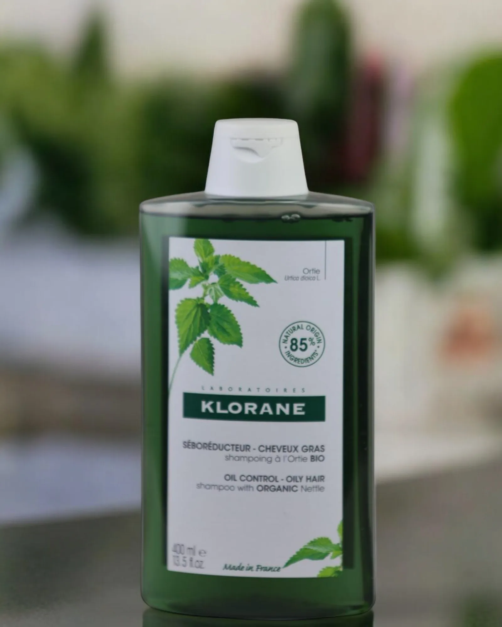 Klorane Ortie Bio Shampoing Sébo-Réducteur Cheveux Gras – 400ml