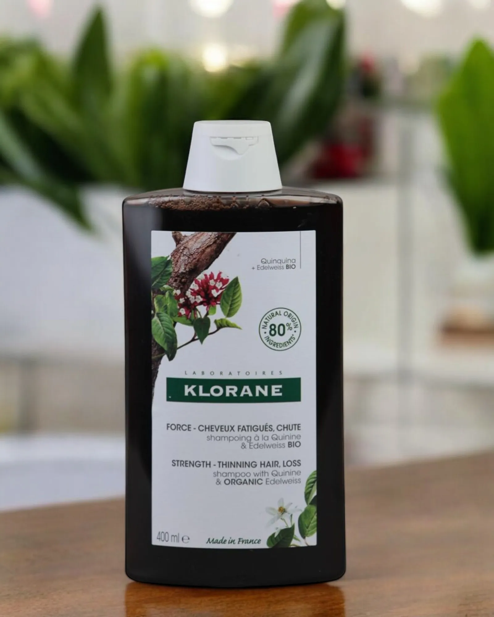 Klorane Quinine & Edelweiss Bio Shampoing Force Cheveux Fatigués – 400ml