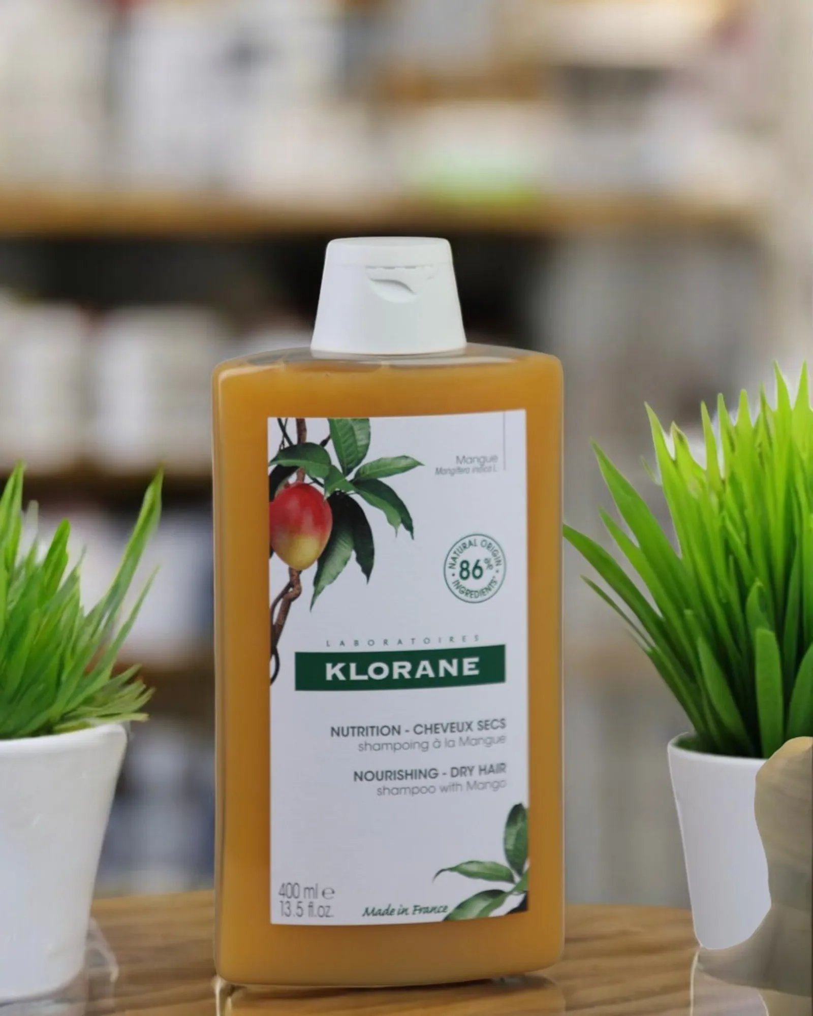 Klorane Mangue Shampoing Nutrition Cheveux Secs – 400ml