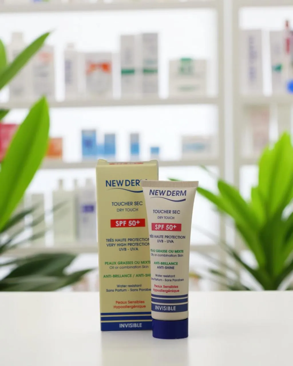 NEW DERM Écran Solaire Invisible SPF 50+ – 50ml