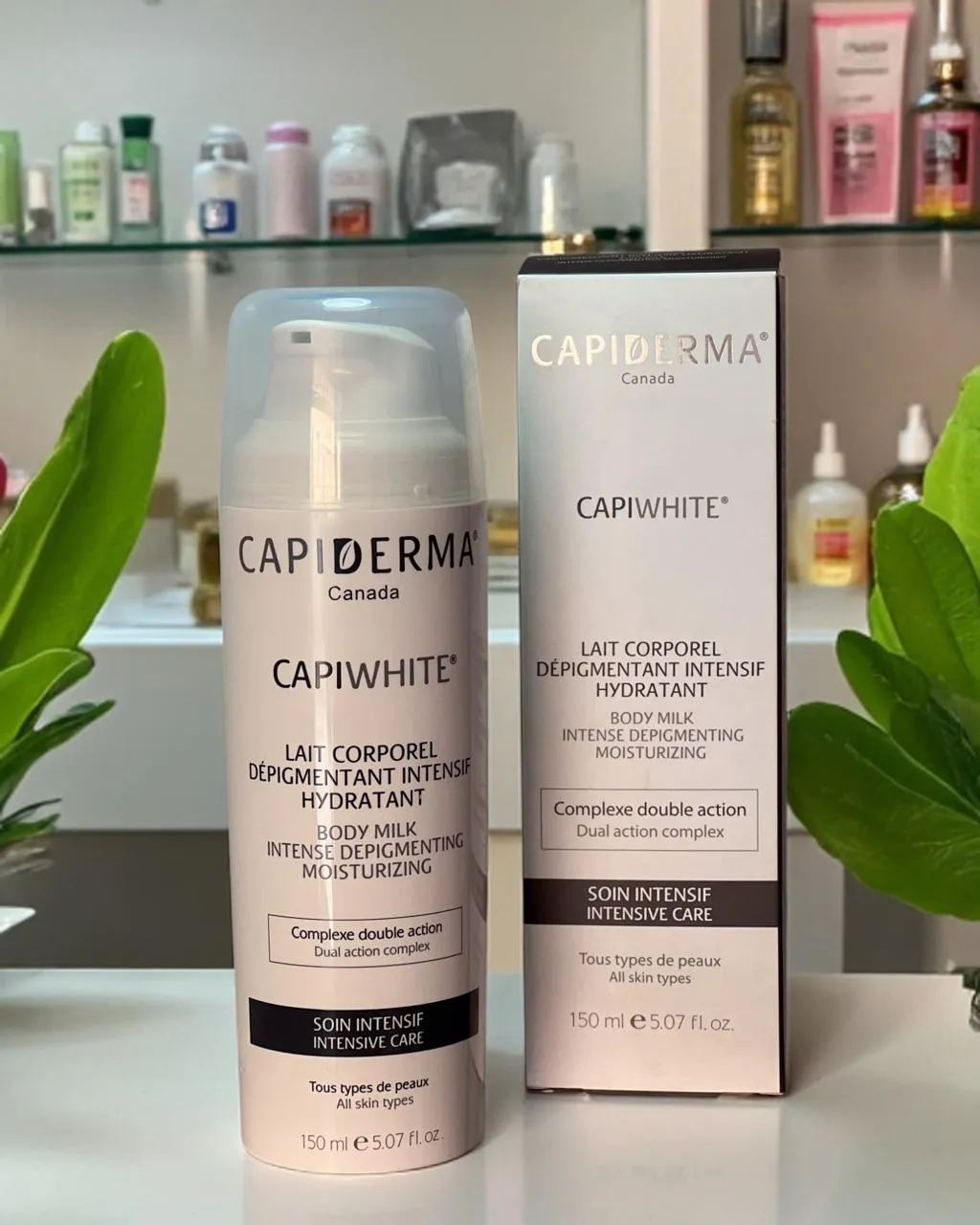 Capiderma CapiWhite Lait Corporel Hydratant Soins Intensifs – 150ml